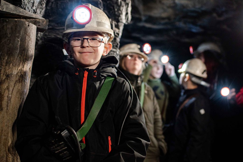 Group explores the museum underground