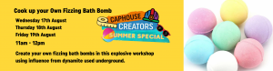 Caphouse Creators Summer Special: Cook Up Your Own Fizzing Bath Bomb