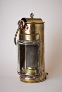 Tin Can Davy Lamp by Laidler