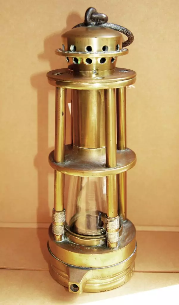 Ashworth Hepplewhite-Gray Flame-Safety Lamp Ashworth Hepplewhite-Gray Flame-Safety Lamp