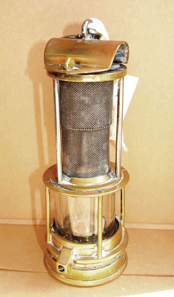 Clanny Flame-Safety Lamp by Laidler