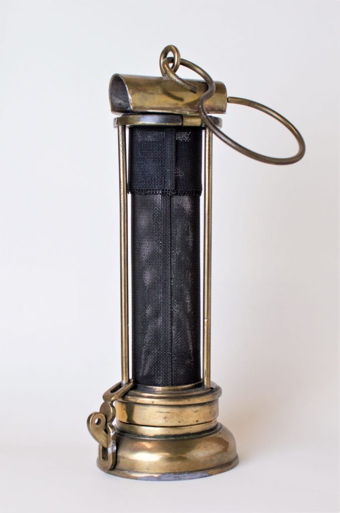 Davy Flame-Safety Lamp by Ellis