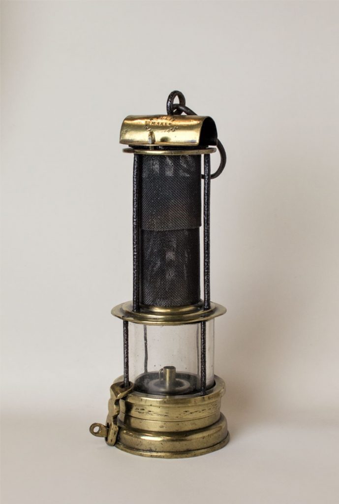 Clanny Flame-Safety Lamp by Ellis
