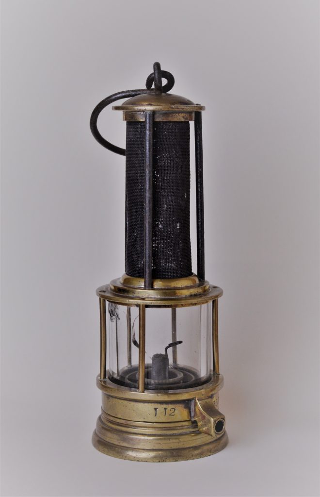Clanny Flame-Safety Lamp by Edwards