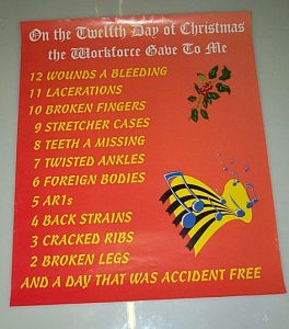 Christmas Safety Poster