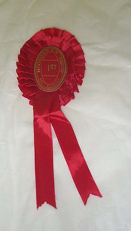 Moorgreen Show Rosette