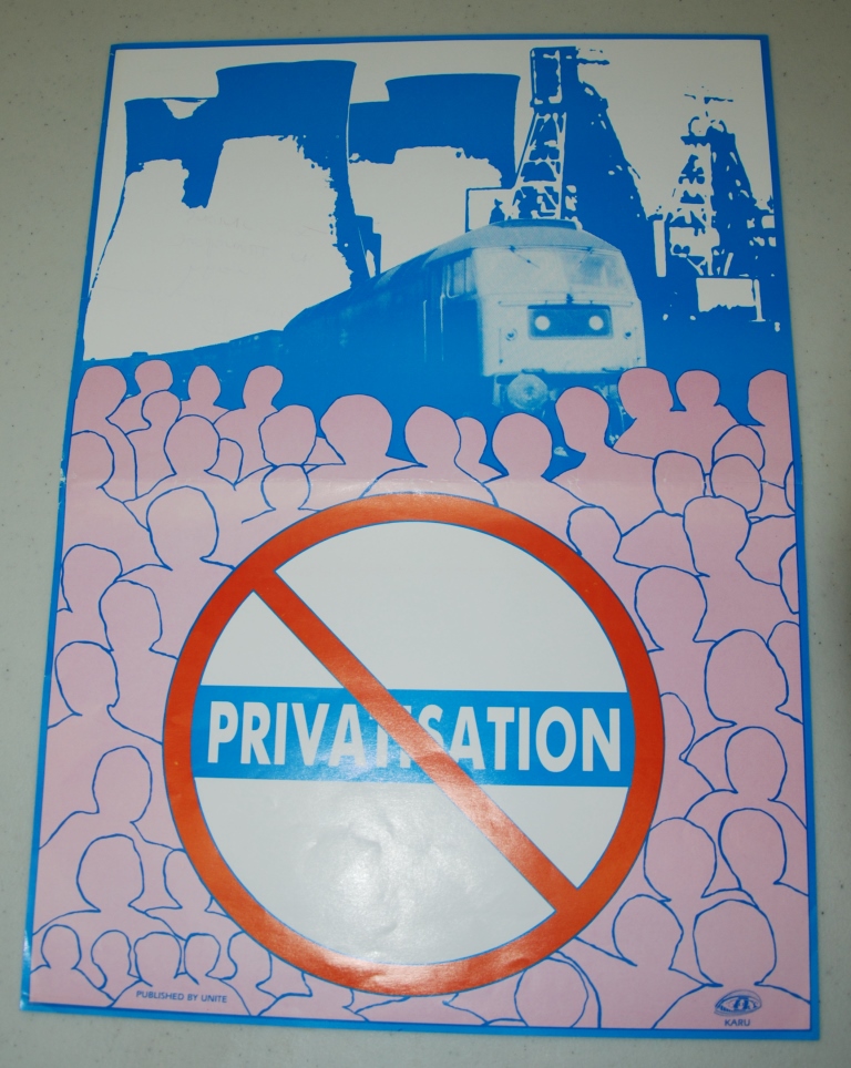No Privatisation Poser