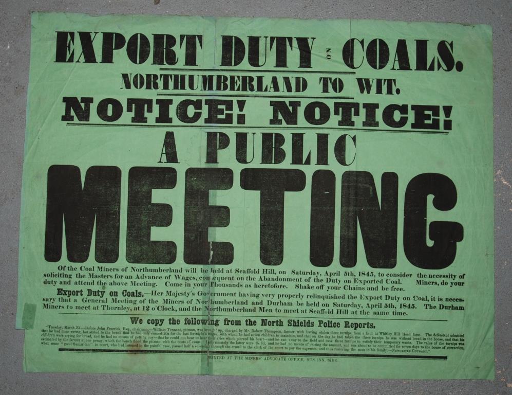 Export Duty on Coal Poster