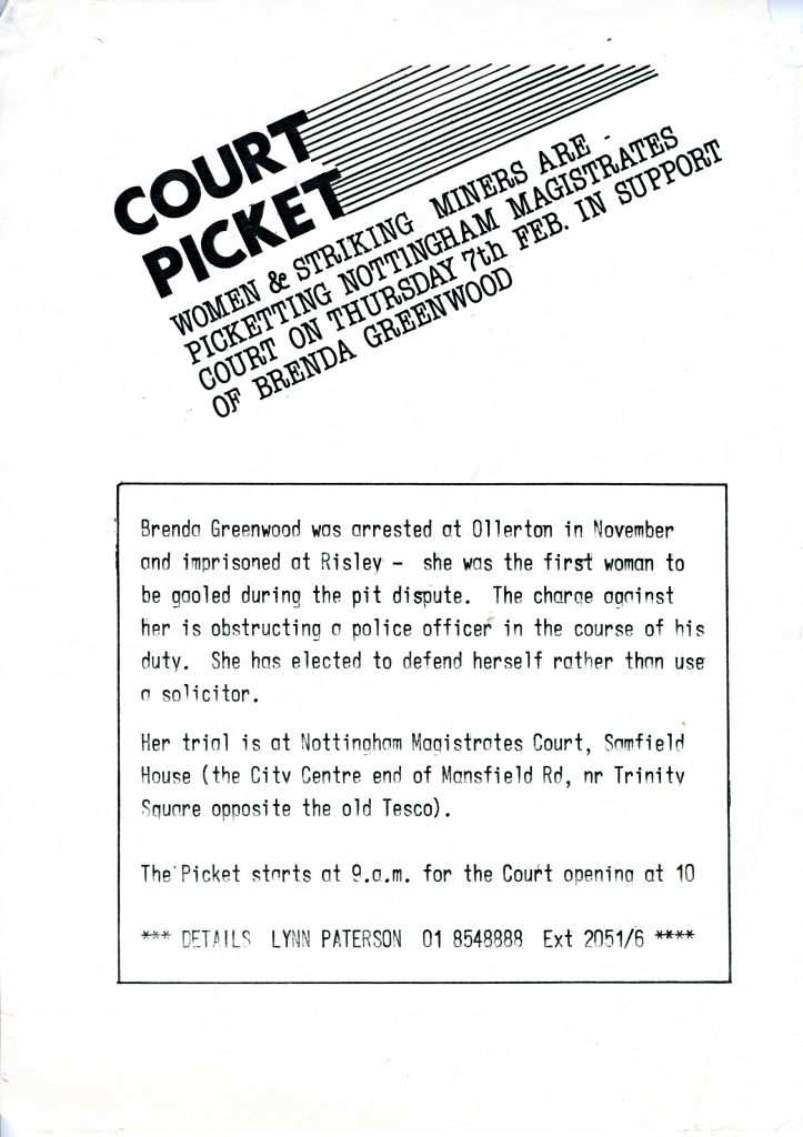 Court Picket Poster