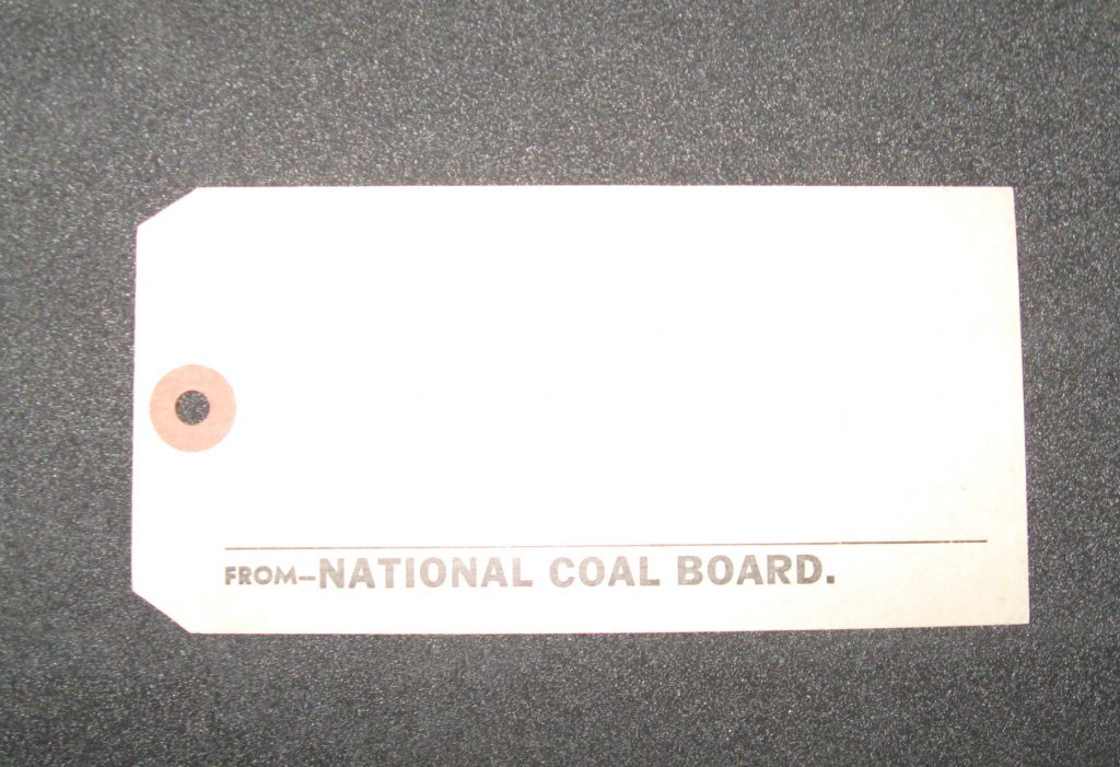 National Coal Board Label