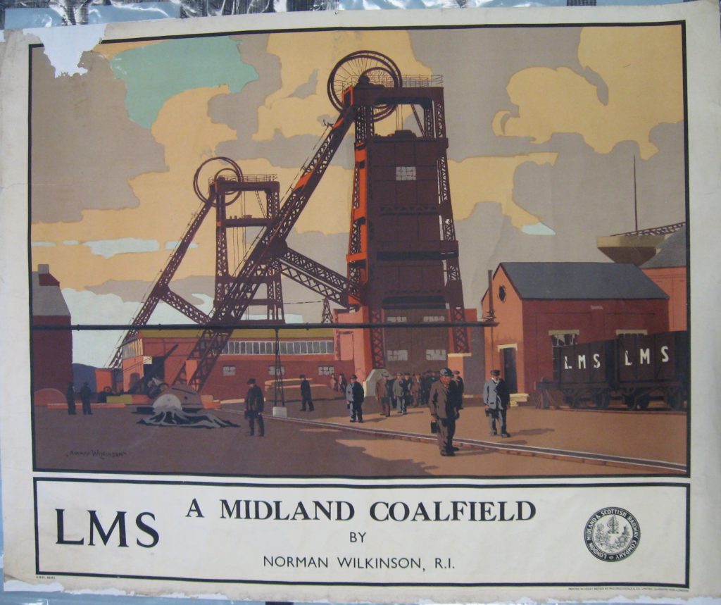 A Midland Colliery Railway Poster