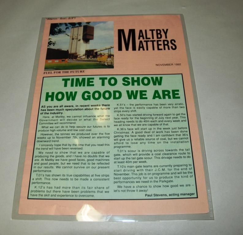 Maltby Matters Newsletter
