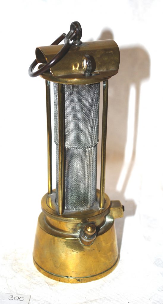 Davy Flame-Safety Lamp by Cooke