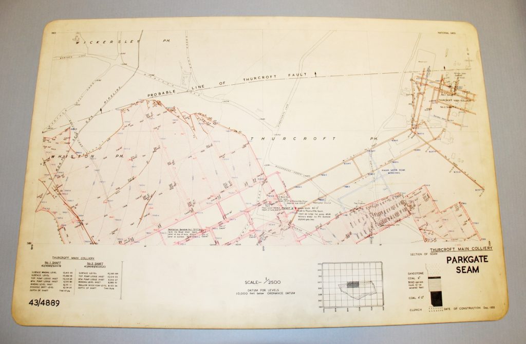 Plan of Thurcroft Colliery