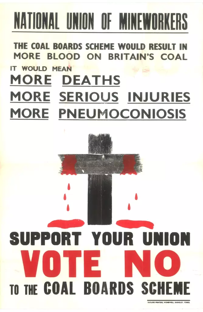 Poster for NUM to Vote No Poster for NUM to Vote No