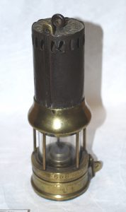 Deflector Flame-Safety Lamp by Ellis