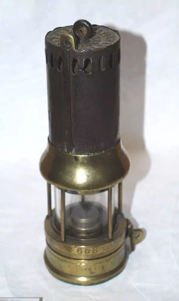 Deflector Flame-Safety Lamp by Ellis Deflector Flame-Safety Lamp by Ellis