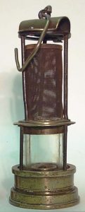 Clanny Flame-Safety Lamp by Edwards