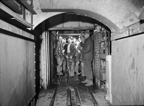 Image of Cage at Lynemouth Colliery Image of Cage at Lynemouth Colliery