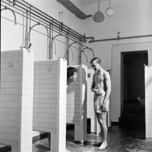 Image of Miners in Showers