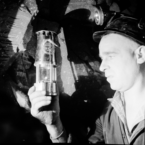Image of Miner with Lamp
