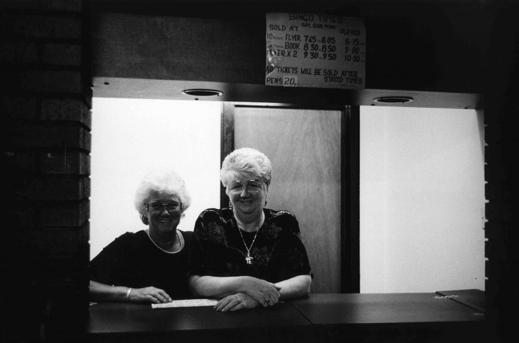 Bingo ladies. Maltby Miners Welfare, Yorks