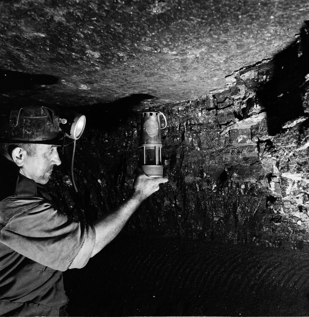 Image of Miner Testing for Gas
