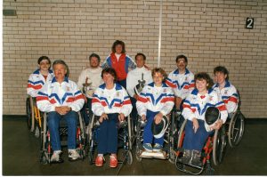 GB Fencing Team at the Seoul Paralympics, 1988