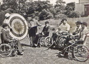 Wheelchair archery at the CISWO centre, Pontefract