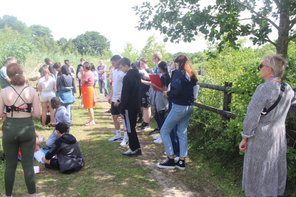 Guided tour of the mine water treatment plant and reed beds