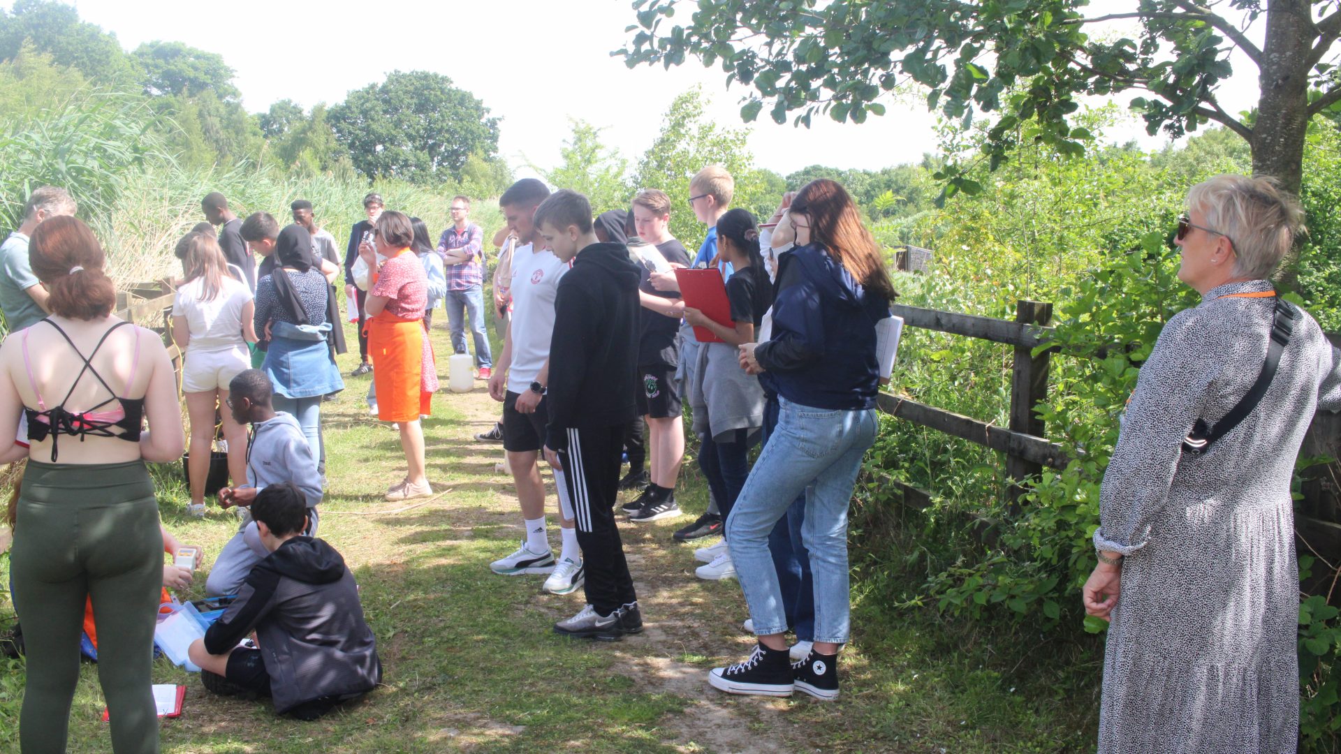 Guided tour of the mine water treatment plant and reed beds