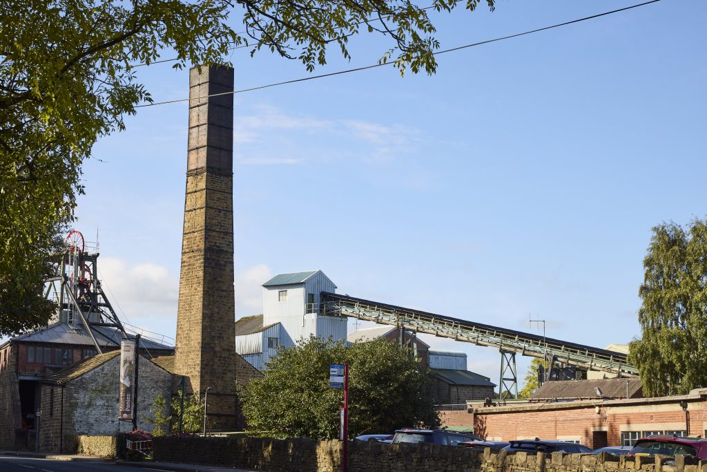 Caphouse Colliery from the roadside at the Museum
