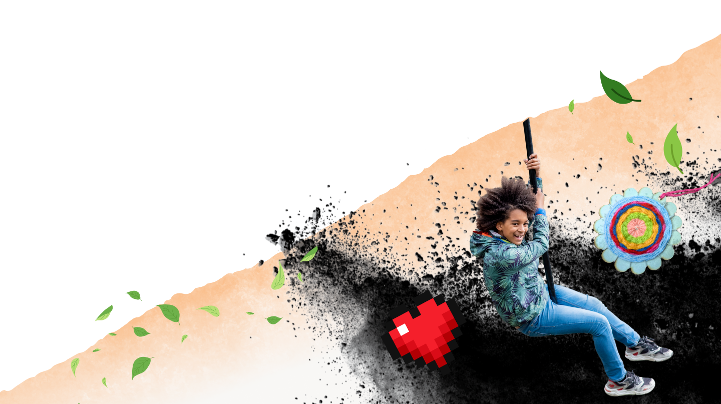 February Half Term - child on the zipwire