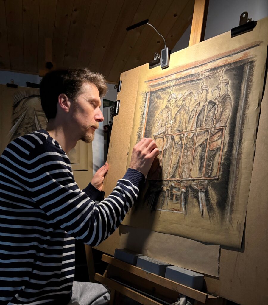 Working by Lamplight